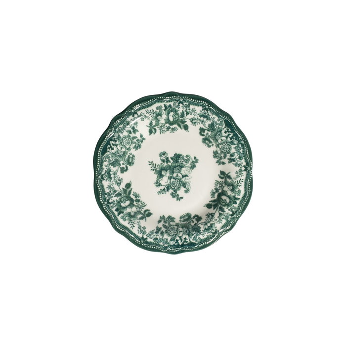 Hermia Velour Green Fulya Juego de Cena de 24 Piezas Blanco y Verde Hermia Velour Green Fulya Juego de Cena de 24 Piezas Blanco y Verde